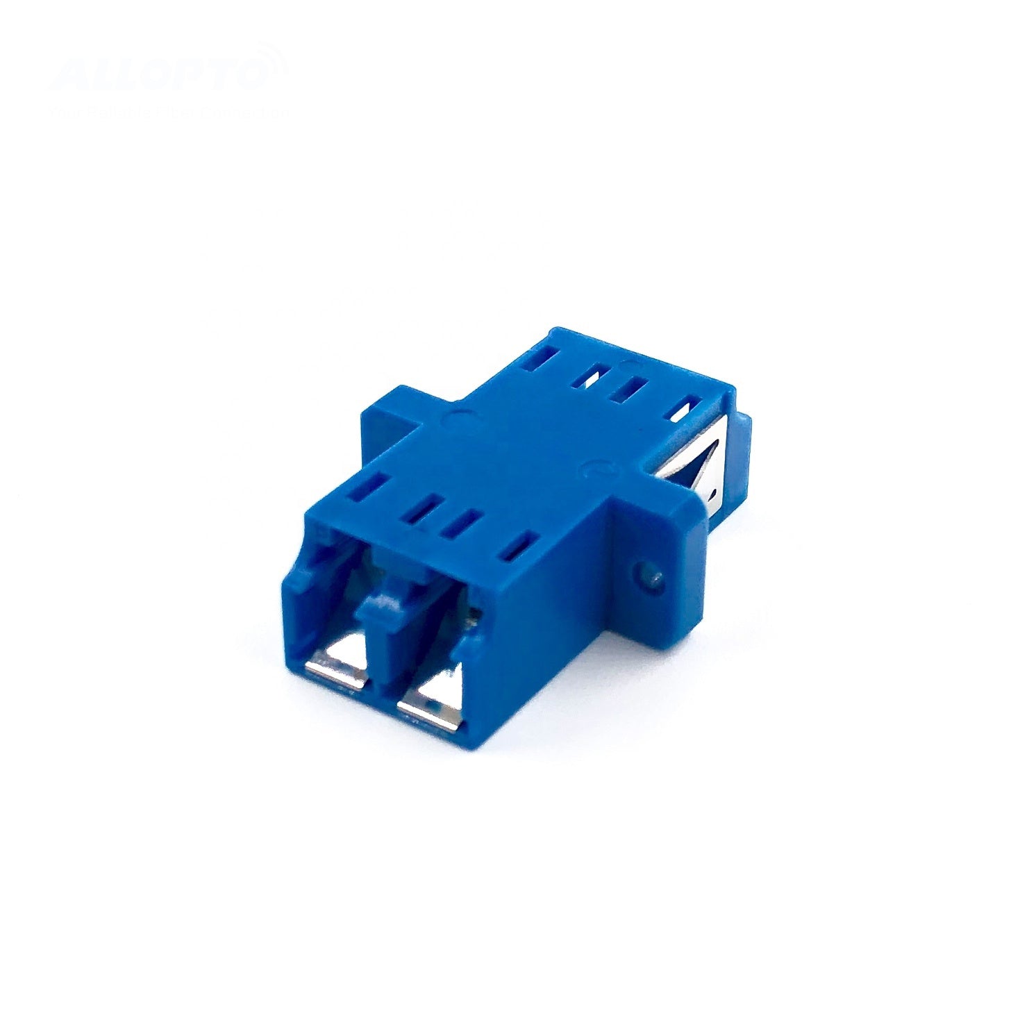 LC/UPC Inner shutter Flange Duplex Singlemode Metal mounting clip Fiber Adapter	