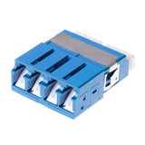 LC/UPC Inner shutter Quad Singlemode Fiber Adapter	