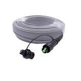 Pre-terminated MiniSC APC Fiber Pigtail w/ 2x5.0mm FTTH Drop Cable Flat