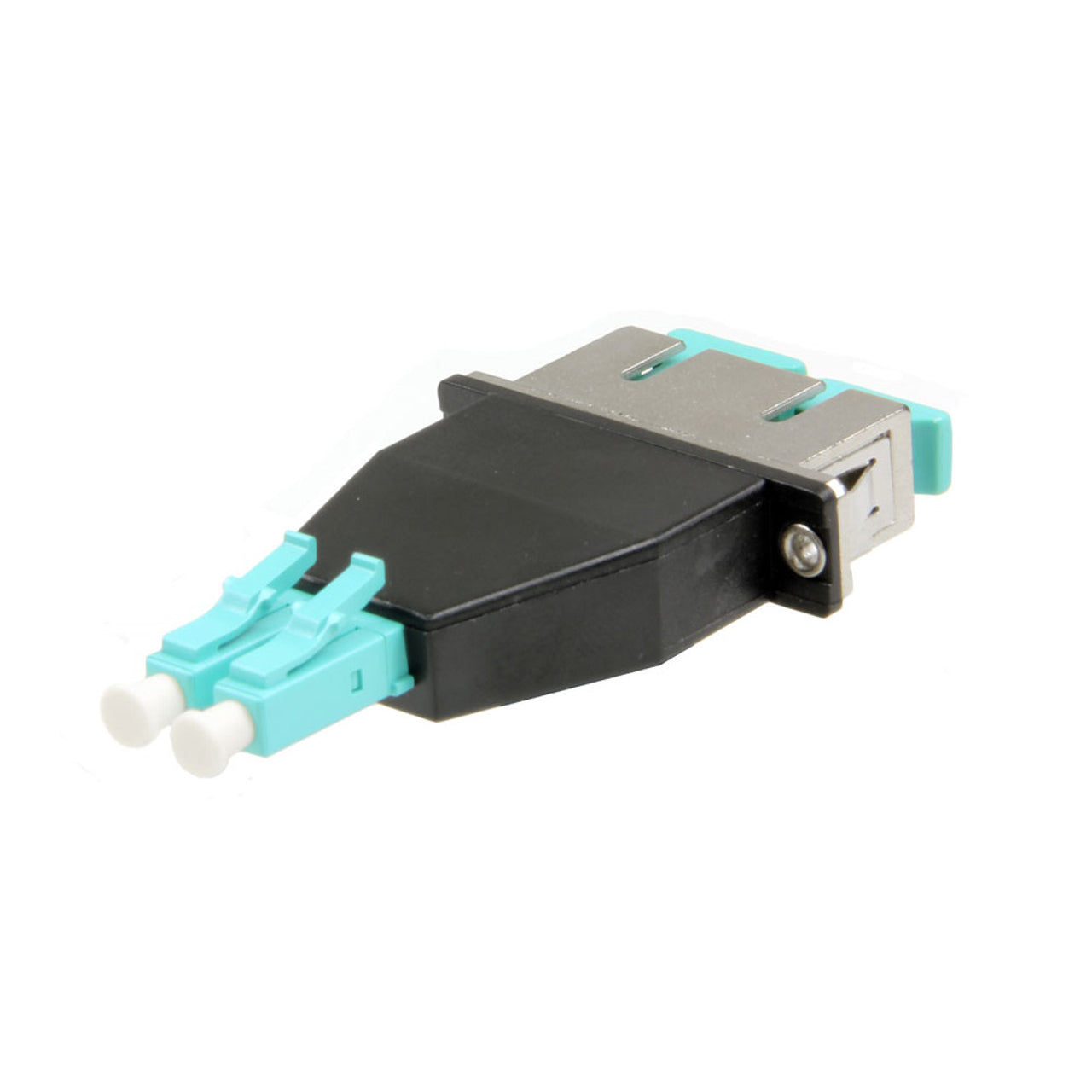 LC/UPC male to SC/UPC Female Duplex Multimode OM3/OM4 Fiber Optic Adapter