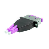 LC/UPC male to SC/UPC Female Duplex Multimode OM3/OM4 Fiber Optic Adapter