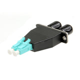 LC/UPC male to ST/UPC Female Duplex Multimode OM3/OM4 Fiber Optic Adapter