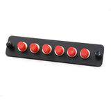 6 Port LGX Panel w/Singlemode 6 Simplex FC Adapters