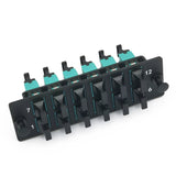 MTP/MPO Adapter Patch Panel Loaded with 12x Multimode OM3/OM4 Adapters RM Series